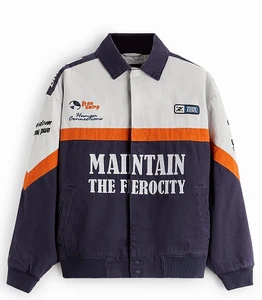 Custom Men Clothing Fashion Denim Jacket for Men's Coats Jean Running Jacket With Back Printing Windbreaker Jacket