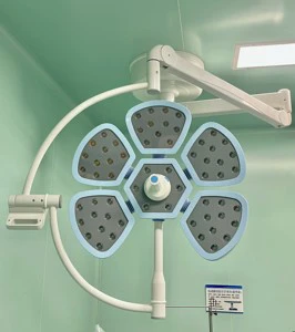 Hospital Grade Electric LED Surgical Shadowless Lamp-Adjustable Operation Light Anti-Microbial Handle High CRI 92 CE Certified