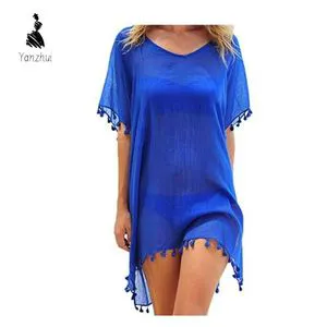 Hot Sale Colorful Beach Wrap Beach Cover up Beach Blouse