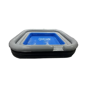New Design Inflatable Pool Bar Inflatable Floating Bar with Swimming Pool for Party Rental
