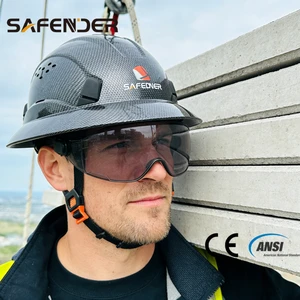ANSI Z89.1 Ready Ship Factory Head Protection HDPE Construction Comfortable Cheap Working Hard Hat Slotted Circle Type 6