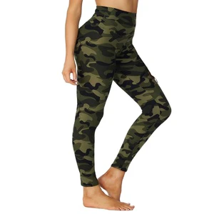 New Camouflaged Design High Quality Slim-Fit Gym Yoga Pant Legging Women Solid Color Leggings Yoga