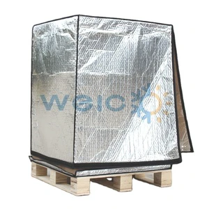 Aluminium Pallet Bag For Winter Protection Reflective Insulation Bubble Wrap Waterproof Insulated For Warehouses Industrial