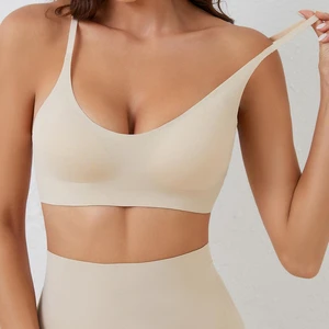Wholesale Seamless Ladies Lingerie One Piece Push Up Bra For Women Comfortable Wireless Padded Bra