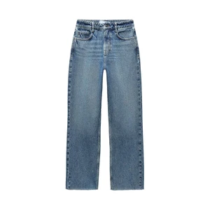 Eco-Friendly Dark Wash Straight Leg Women's Denim Jeans Smooth Finish Minimal Distressing Breathable Quick Dry Professional Look