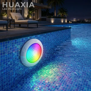 Good Quality IP68 LED Pool Light RGB Color Changing Vinyl Liner Pool Lamp Surface Mounted Underwater Light for Swimming Pool Spa