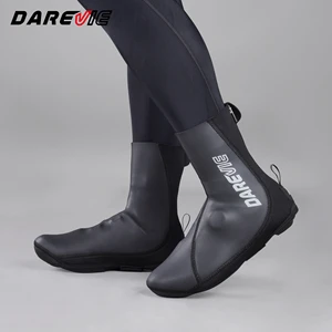 Darevie Anti-Abrasion Dust-proof Windproof Cycling Shoe Covers Overshoes Protectors for Bicycle Cycling Sports Safety Gear