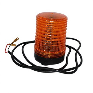 KaiHua 12V Amber LED Flashing Warning Beacon Magnetic Base Strobe Light (OE KaiHua003) 48W for Forklift & Construction