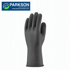 Taiwan OEM Brand Innovative Non-Slip Diamond Coated Black Safety Gloves % Natural Latex Heavy Duty Anti-Chemical Industrial