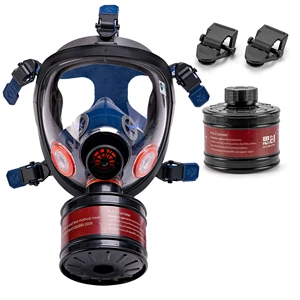 CNSTRONG Survival Tactical Full Face Respirator Compatible With Industry Standard 40mm Gas Filter Canister Emergency Escape Mask