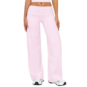 Hot Selling Women's Yoga Pants Quick Dry Wide Leg Slim Fit Flared Pants Outdoor Running Sports & Yoga Fitness Leggings
