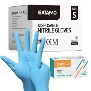 BSN006 China Cheap High Quality 4mil Nitrile Gloves Powder Free Food Grade Gatamo Nitrile Examination Gloves Guantes De Nitrilo