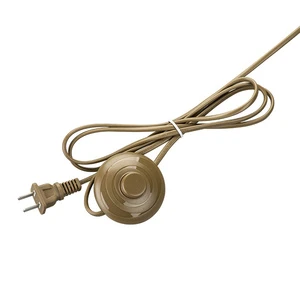 Power Cord E14/E27 Bulb Holder Plug E14 Socket Himalyan Salt Lamp Cable With on Off Foot Switch