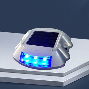 Traffic Safety Warning Light Solar Powered Aluminum Film Laminate Indicator LED Flashing Engineer Grade 50,000 Hours Horse Shoe
