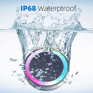 Solar Floating RGB LED Pool Lights IP68 Waterproof E26 Base App Control Auto On/Off Dimmable Eye Protection 16 Colors