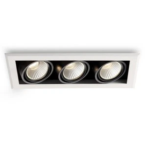 Modern 3*5W COB Aluminum Embedded Grille LED Lights for Hotel Home Office
