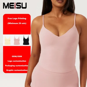 Factory Price OEM Custom Activewear Set Fold Over Yoga Leggings High Support Sports Bra Tank Top 2 Piece Pilates Wear for Women