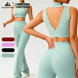New Design Custom Logo Quick Dry Fitness Pilates Running Yoga Tops For Women Gym Workout Activewear