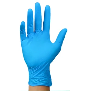 Blue Nitrile Gloves Disposable Gloves Hand Protection Gloves Powder Free Hot Sale Food Grade