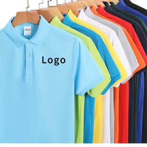 High Quality New Solid Color Mens Polo Shirts Business Fashion Summer Lapel Male Tops Cotton Short Sleeve Casual Polos