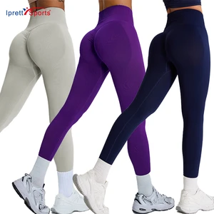 New Arrival Ladies Sports Pants Fitness Yoga Leggings Scrunch Butt Workout Tight GYM High Waist Sports Legging