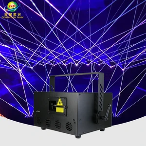 2026 New Professional 10W RGB Animation Stage Laser Light 40Kpps Scanner ILDA & DMX512 FDA Compliant
