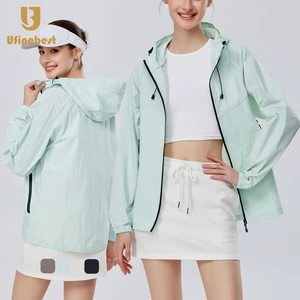 Antibacterial Fabric Spf 120+ Air Mesh Outdoor Jacket Lightweight Hooded Sun-proof Clothing