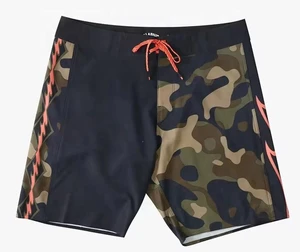 Custom Recycled Polyester Transparent Male Sport Camo Swimming Pant Men Beach Swimwear Swim Trunks Board Shorts