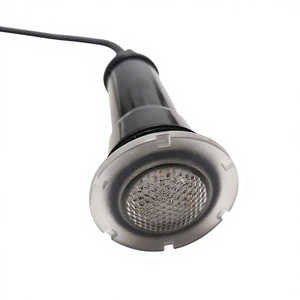 Green Element 100ft IP68 Landscape Patented Nicheless 1.5 Inch PC LED Pool Lights with Remote Control and Dimmable Feature