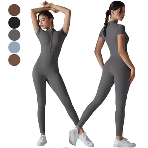 Yoga Wear Custom One Piece Gym Fitness Workout Running Sports Jumpsuit for Women