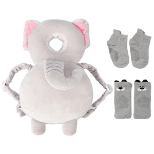 Eversoul Baby Proofing Products Walker Cushion Backpack Wear Protective Head Knee Pads Socks Set Baby Head Protector For Infants