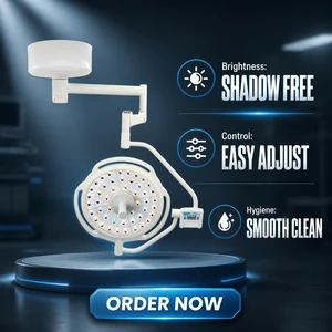 ENLIDA Model 560 Medical LED Shadowless Operating Room Lamp 120000Lux Electric Power Source for Hospitals Clinics