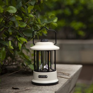 Multifuncional Vintage Essentials Atmosphere Lamp Rechargeable Dimming Retro Tent Led Camping Light Lantern for Fishing Car Use