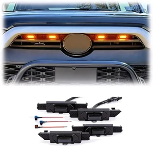 ApexRide High Quality LED Grille Lights Car Grille Light for Toyota 4Runner 2020 2021 2022 2023 2024 Grille Lights