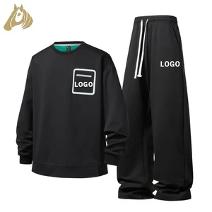 Good Quality Plus Size comfort Customized LOGO Casual Set Fatos Esportivos Casuais Two-piece Sweatshirt Set Sports Casual Set