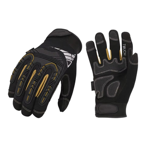 Heavy-Duty Safety Gloves Non-Slip Smooth Rubber Coating Latex Anti-Chemical Oil-Proof Water-Proof Work Gloves Safety