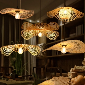 Vietnam Bamboo Chandelier Lamp with Durable Material Ideal for Hotel and Interior Projects