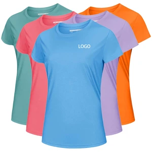 Quick Dry Lightweight Aesthetic Yoga Top Tshirt for Women Custom Logo Women's Sport Gym Wear T-Shirts