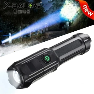 Promotional Torch Zoom Retractable Camping Linterna High Power Taschenlampe Lanterna Fishing Rechargeable Led Flashlight