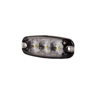 New 3 LED Emergency Grille Light IP67 Waterproof Ultra-thin 12V DC Warning Light for Truck Utility Vehicle Construction