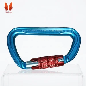 Lightweight Aluminum Alloy Safety Hook Fire Safety Hook Anti-Fall Personal Safety Equipment 1000kg Breaking Strength 300kg