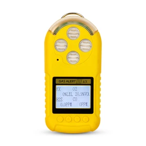 LCD Multi-gas Detector 4 Gas Monitor Rechargeable Battery Portable Design Oxygen Detection ATEX Certified EX Certified DUOTESI