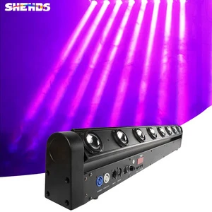 DMX512 8 Eye 8x12W RGBW 4in1 LED Beam Moving Head Bar For Stage Dj Disco KTV Nightclub Stage