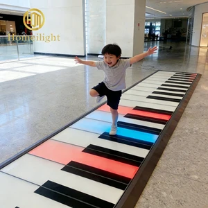 Homei Customized Piano Music Dance Floor Outdoor Interactive RGB 3in1 LED DanceFloor Tiles for Sale