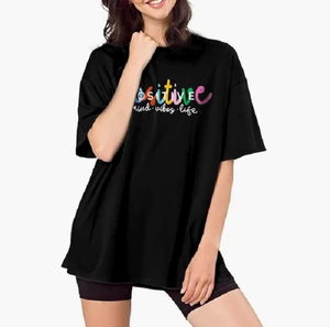Women's Summer Cotton Oversize Loose Plus Size T-shirts Top Tees in Bulk Solid Plain with Logo Casual Style Imported Bangladesh