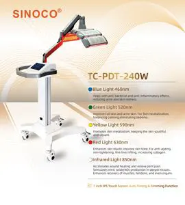 Full Body Professional Medical PDT Machine Led Light Therapy Facial Infrared Phototherapy Device For Personal Care Pain Relief
