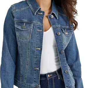 Custom Classic Quilted Denim Jacket Women's Eco-Friendly Windproof Breathable Long Sleeve Regular Length Autumn All Colors