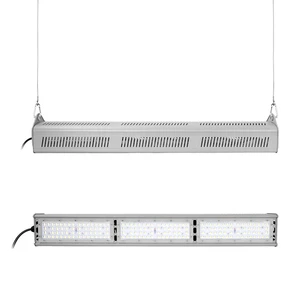 Factory Use IP65 Aluminum UFO Linear High Bay Light Warehouse Water Resistant 140lm/w 250W-300W Troffer Light