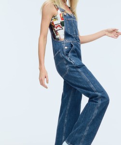 Custom Utility Overalls Jeans Jumpsuit Denim Women Jeans Overall for Women High Quality Casual Suspender Denim Trousers