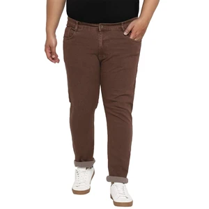 New Arrival OEM Customized Color Men Plus Size Straight Jeans-High Street Style Eco-Friendly Waterproof Breathable with custom